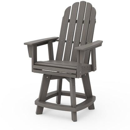 
                  Vineyard Curveback Adirondack Swivel Counter Chair Driftwood - Image 16
                