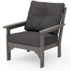 Vineyard Deep Seating Chair Driftwood Frame Ash Charcoal Cushions