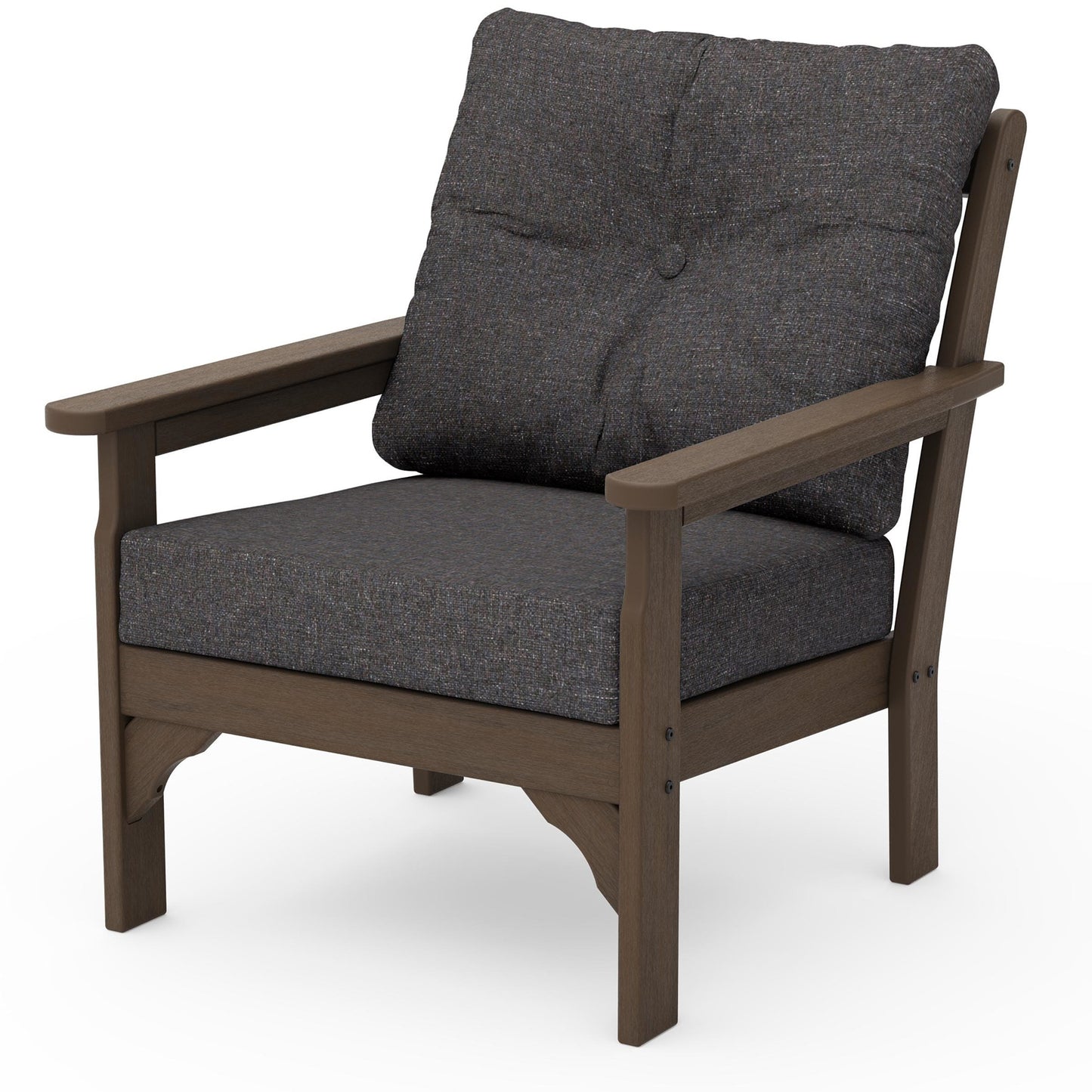 Vineyard Deep Seating Chair Kona Frame Ash Charcoal Cushions, image 13