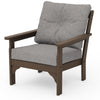 Vineyard Deep Seating Chair Kona Frame Grey Mist Cushions