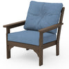 Vineyard Deep Seating Chair Kona Frame Sky Blue Cushions
