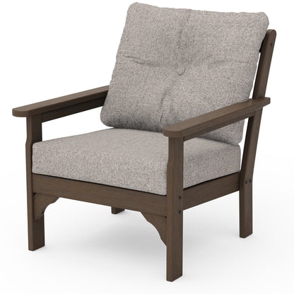 
                  Vineyard Deep Seating Chair Kona Frame Weathered Tweed Cushions - Image 91
                