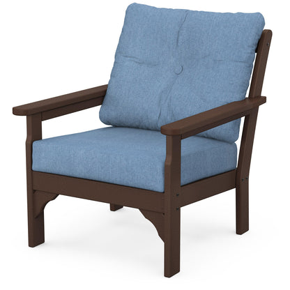 
                  Vineyard Deep Seating Chair Mahogany Frame Sky Blue Cushions - Image 59
                