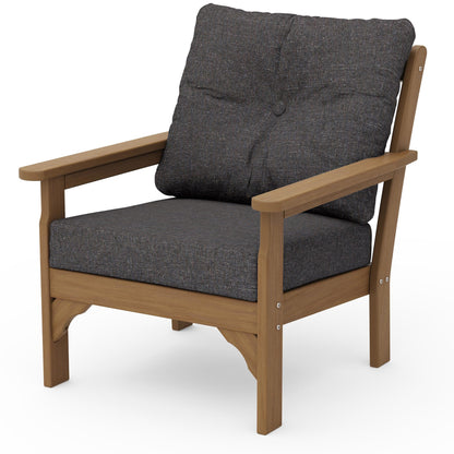
                  Vineyard Deep Seating Chair Natural Frame Ash Charcoal Cushions - Image 14
                