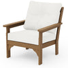 Vineyard Deep Seating Chair Natural Frame Natural Linen Cushions