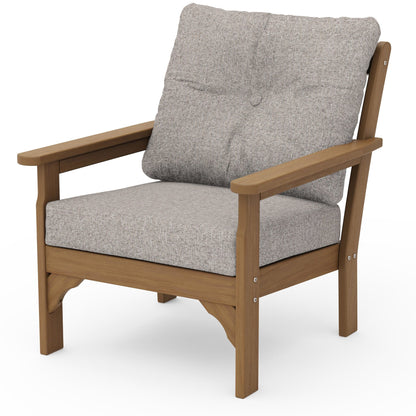 
                  Vineyard Deep Seating Chair Natural Frame Weathered Tweed Cushions - Image 92
                