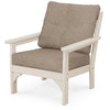 Vineyard Deep Seating Chair Sand Frame Spiced Burlap Cushions