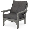 Vineyard Deep Seating Chair Slate Grey Frame Ash Charcoal Cushions