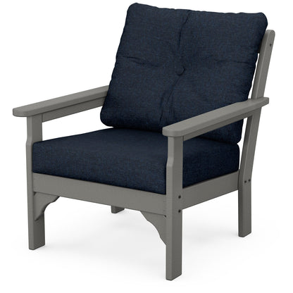 
                  Vineyard Deep Seating Chair Slate Grey Frame Marine Indigo Cushions - Image 29
                