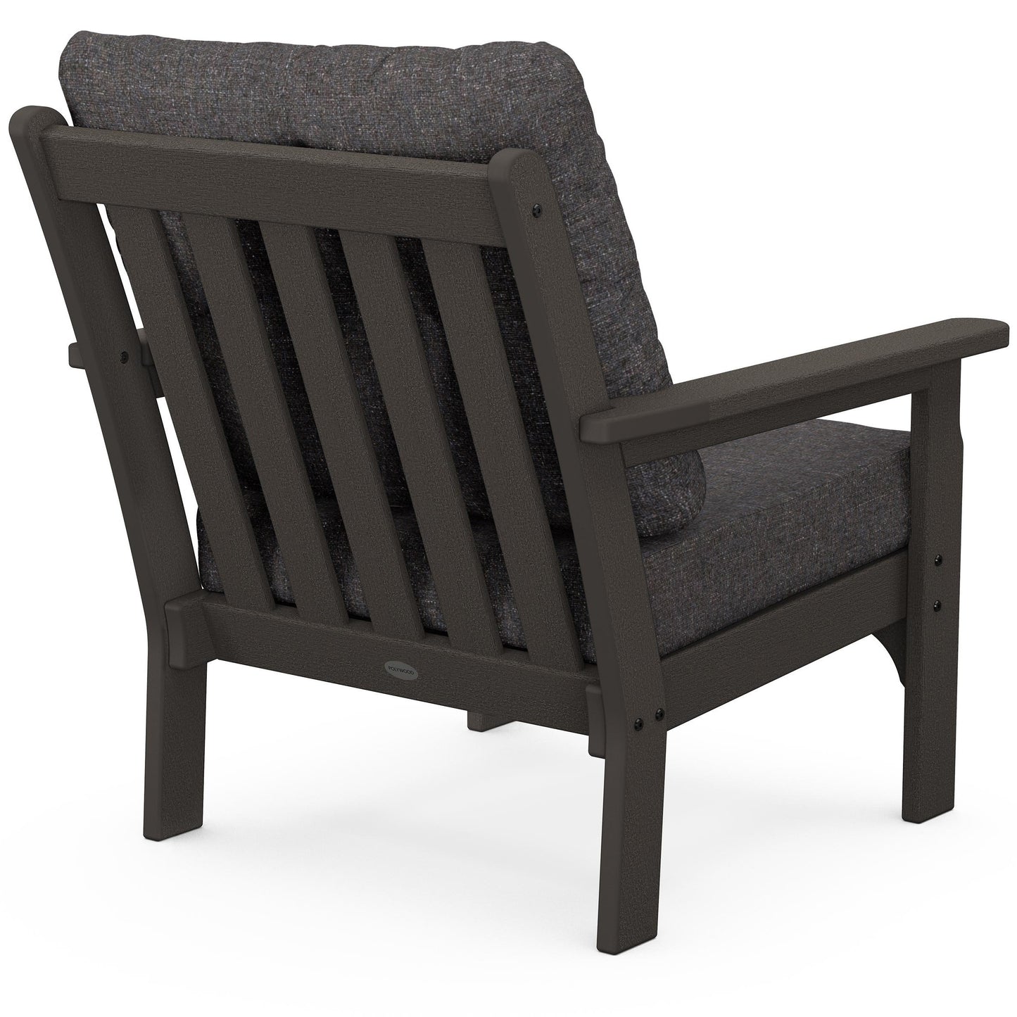 Vineyard Deep Seating Chair Vintage Coffee Frame Ash Charcoal Cushions Back, image 2
