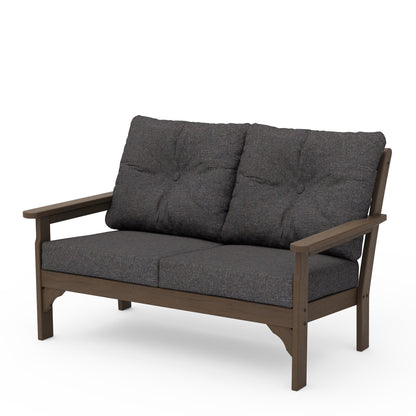
                  Vineyard Deep Seating Loveseat Kona Frame Ash Charcoal Cushions - Image 14
                
