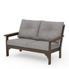 Vineyard Deep Seating Loveseat Kona Frame Grey Mist Cushions