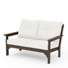 Vineyard Deep Seating Loveseat Kona Frame Natural Linen Cushions