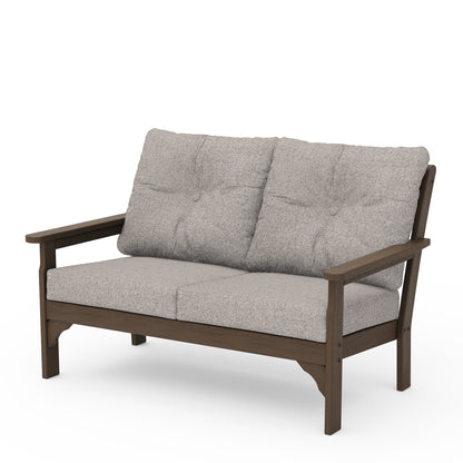 
                  Vineyard Deep Seating Loveseat Kona Frame Weathered Tweed Cushions - Image 92
                