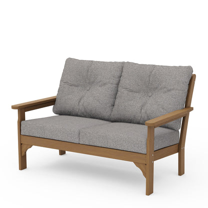 
                  Vineyard Deep Seating Loveseat Natural Frame Grey Mist Cushions - Image 28
                