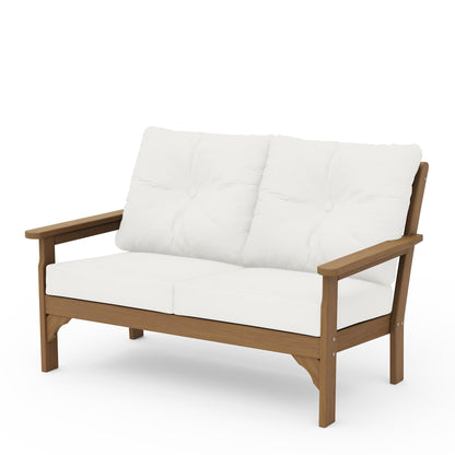 
                  Vineyard Deep Seating Loveseat Natural Frame Natural Linen Cushions - Image 54
                