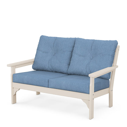 
                  Vineyard Deep Seating Loveseat Sand Frame Sky Blue Cushions - Image 61
                