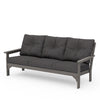 Vineyard Deep Seating Sofa Driftwood Frame Ash Charcoal Cushions