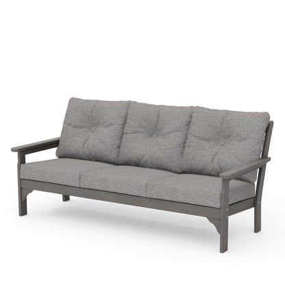 
                  Vineyard Deep Seating Sofa Driftwood Frame Grey Mist Cushions - Image 27
                