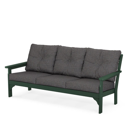 
                  Vineyard Deep Seating Sofa Green Frame Ash Charcoal Cushions - Image 8
                