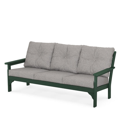 
                  Vineyard Deep Seating Sofa Green Frame Grey Mist Cushions - Image 21
                