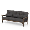 Vineyard Deep Seating Sofa Kona Frame Ash Charcoal Cushions
