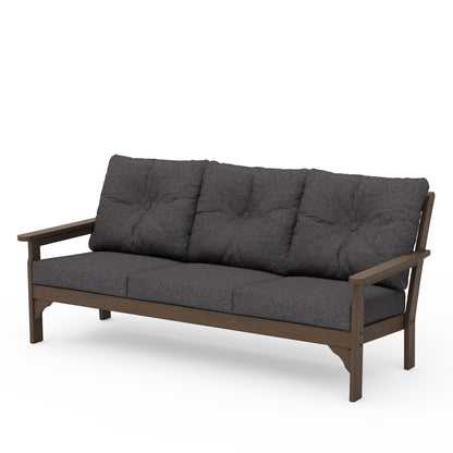 
                  Vineyard Deep Seating Sofa Kona Frame Ash Charcoal Cushions - Image 12
                
