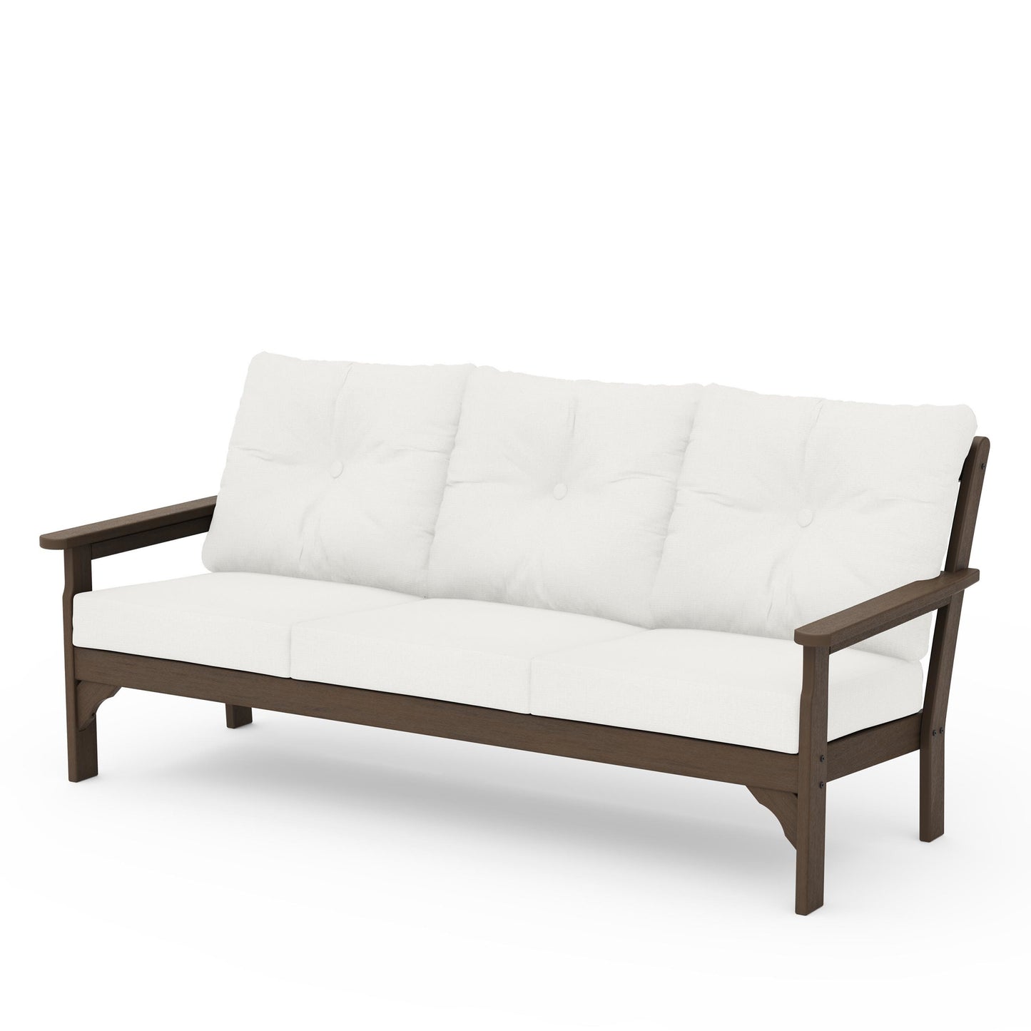 Vineyard Deep Seating Sofa Kona Frame Natural Linen Cushions, image 51