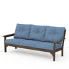 Vineyard Deep Seating Sofa Kona Frame Sky Blue Cushions
