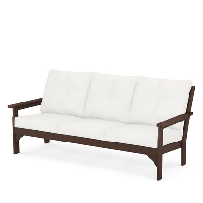 
                  Vineyard Deep Seating Sofa Mahogany Frame Natural Linen Cushions - Image 45
                