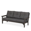 Vineyard Deep Seating Sofa Vintage Coffee Frame Ash Charcoal Cushions