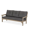 Vineyard Deep Seating Sofa Vintage Sahara Frame Ash Charcoal Cushions