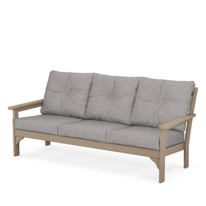 
                  Vineyard Deep Seating Sofa Vintage Sahara Frame Grey Mist Cushions - Image 23
                
