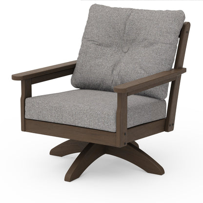 
                  Vineyard Deep Seating Swivel Chair Kona Frame Grey Mist Cushions - Image 25
                