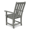 Vineyard Dining Arm Chair Slate Grey Back