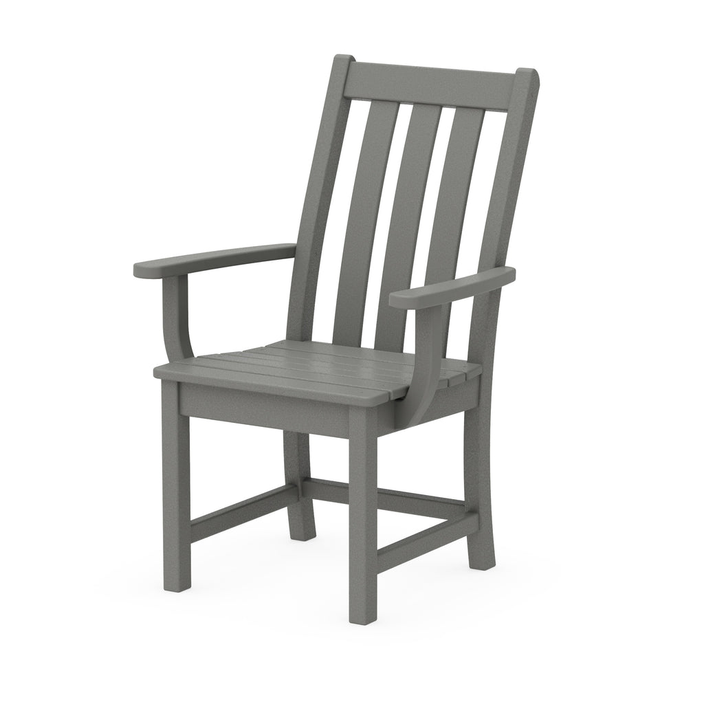 Vineyard Dining Arm Chair Slate Grey