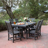 Vineyard Dining Arm Chair Vintage Coffee Set Lifestyle