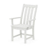 Vineyard Dining Arm Chair Vintage White