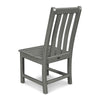 Vineyard Dining Side Chair Slate Grey Back