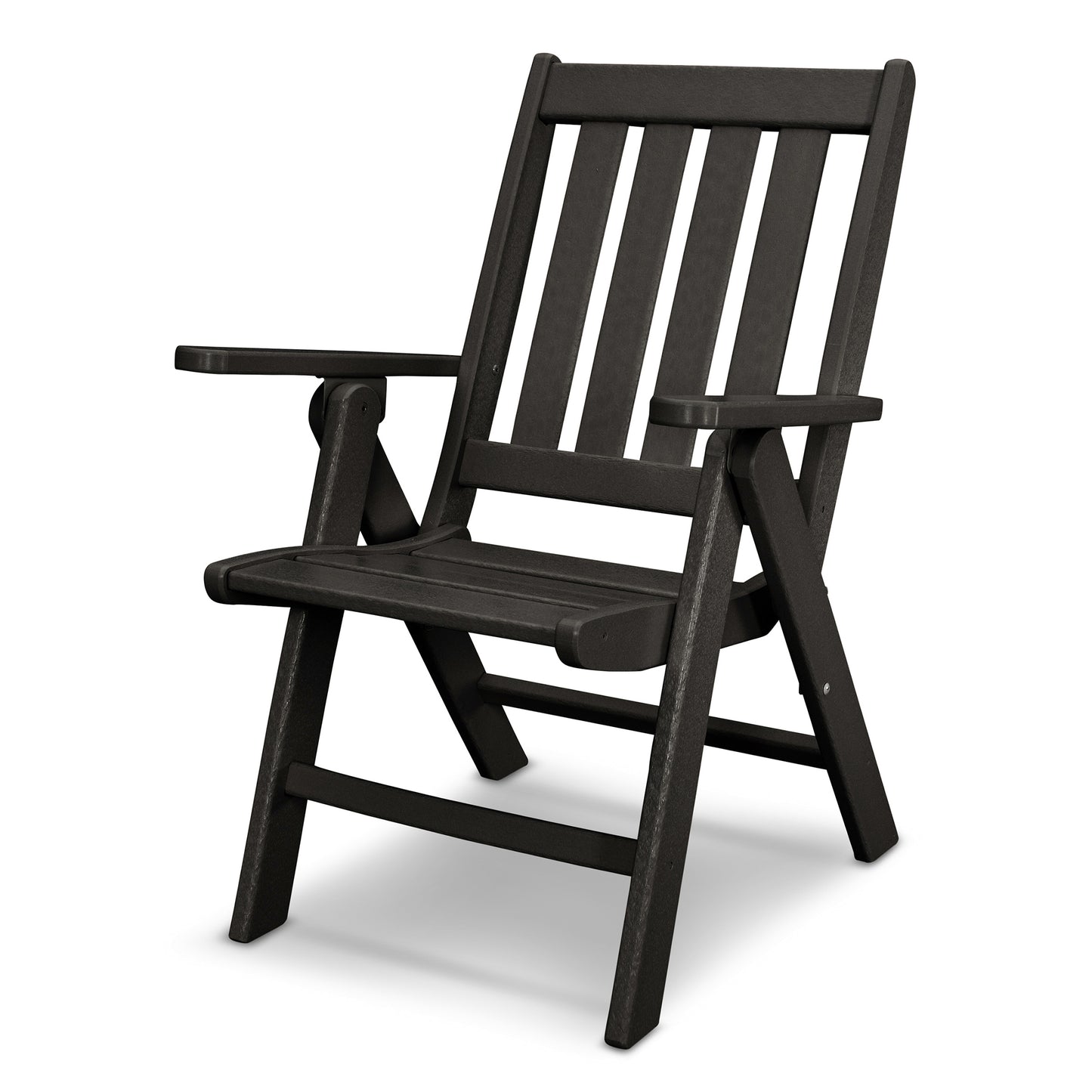 Vineyard Folding Dining Chair Black, image 10