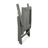 Vineyard Folding Dining Chair Slate Grey Folded