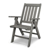 Vineyard Folding Dining Chair Slate Grey
