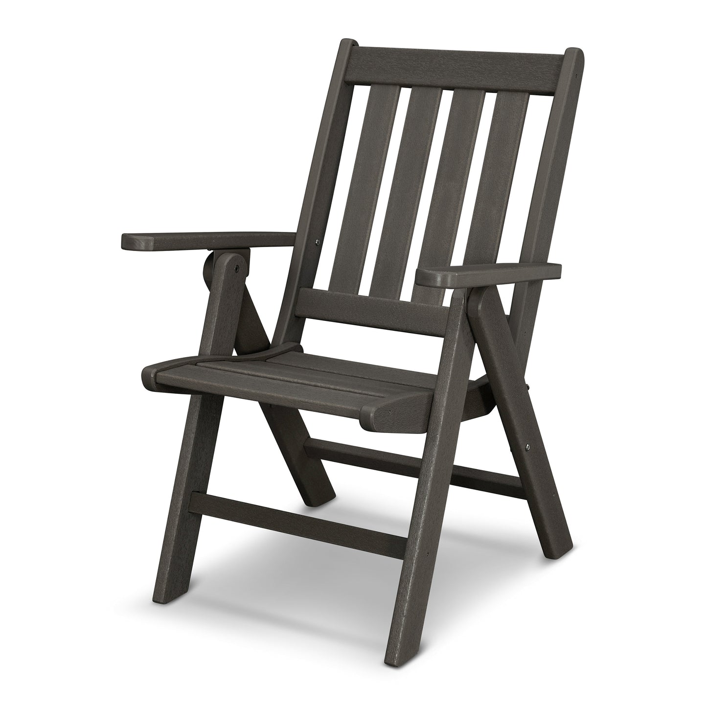 Vineyard Folding Dining Chair Vintage Coffee, image 20