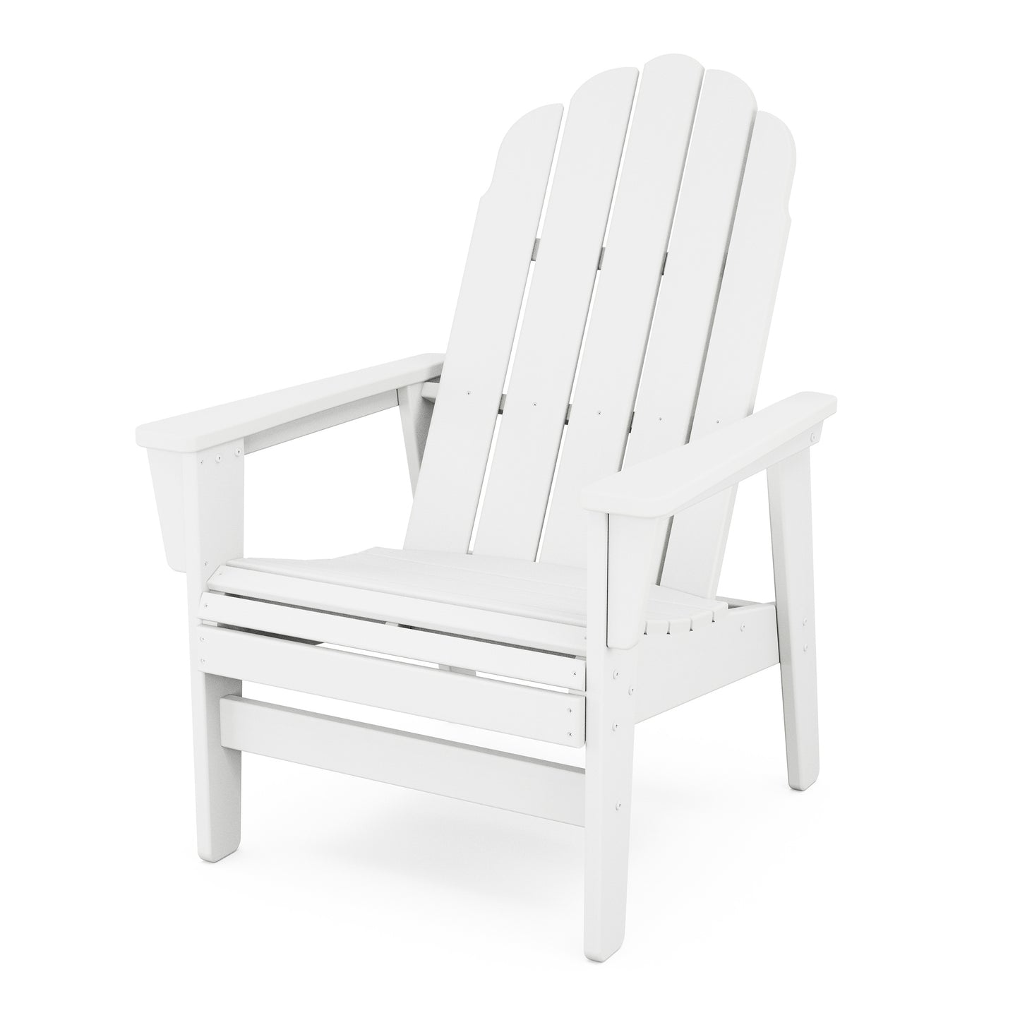 Vineyard Grand Upright Adirondack Chair White, image 4