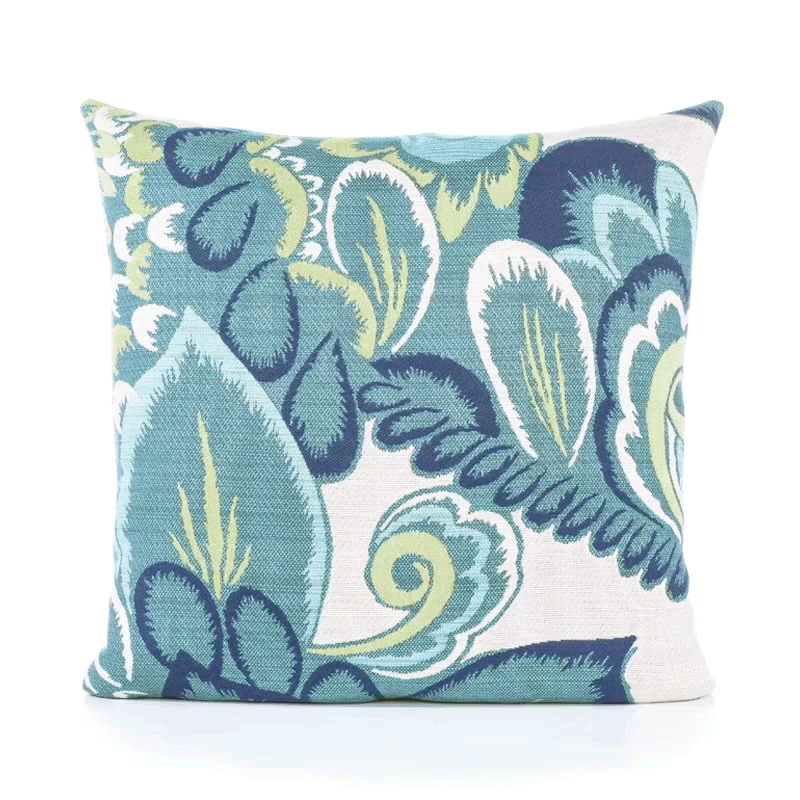 20" Square Elaine Smith Pillow  Floral Wave, image 3
