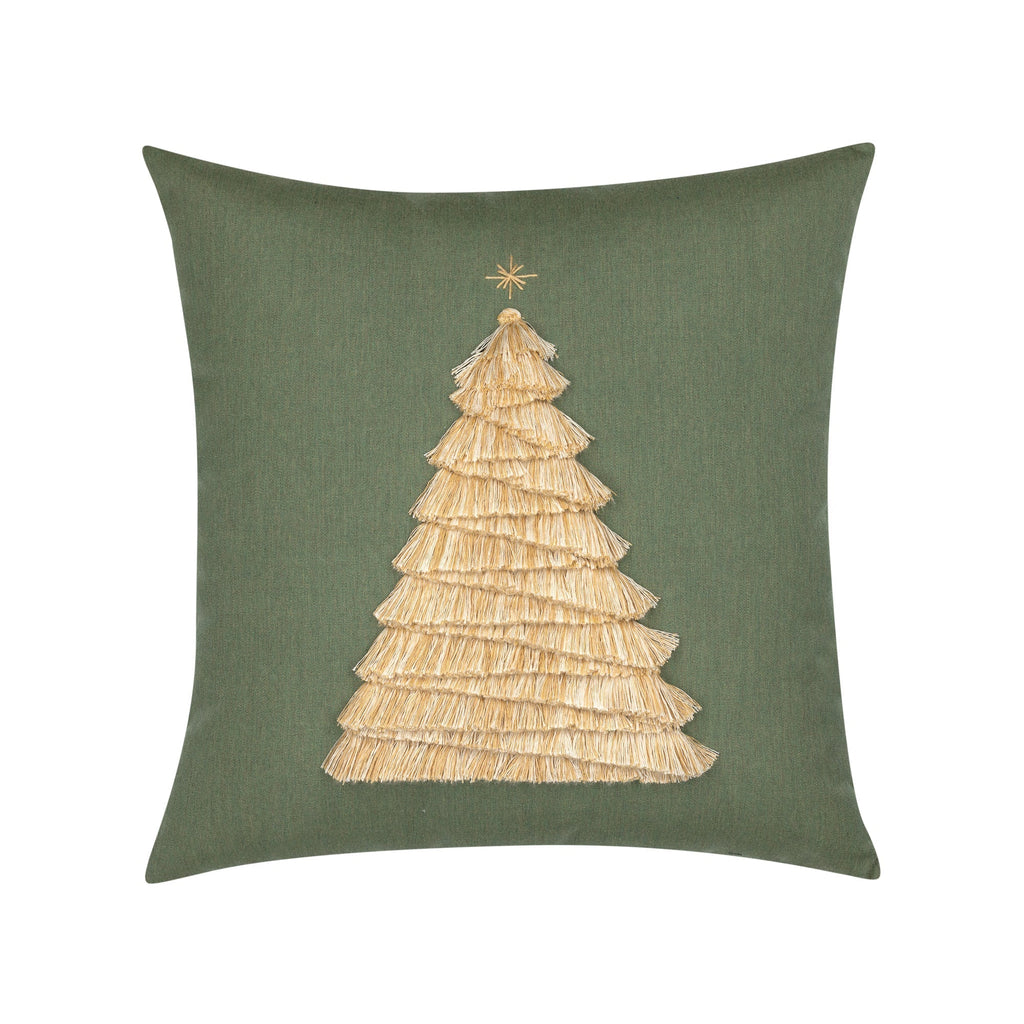Elaine Smith 20 Square Pillow Fraser Fir Fern