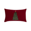 Elaine Smith Fraser Fir Ruby Lumbar Pillow