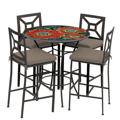 
                  Zinnia 42d Hight Dining w Milano Bar Chairs ESP COCOA - Image 33
                