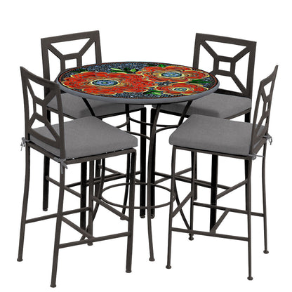 
                  Zinnia 42d Hight Dining w Milano Bar Chairs ESP CS - Image 35
                