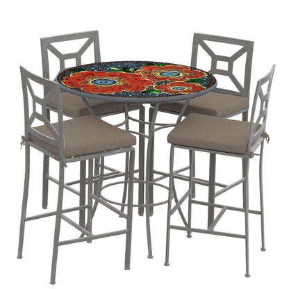 
                  Zinnia 42d Hight Dining w Milano Bar Chairs PEW COCOA - Image 28
                